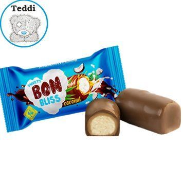 Цукерки глазуровані "BON BLISS" кокос, 1 кг., Житомирські ласощі 2647388351 фото