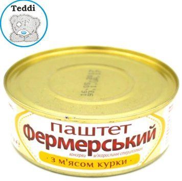 Паштет Фермерський з м'ясом курки 240г з/б тм Онісс 2664858785 фото