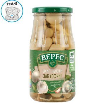 Шампіньйони закусочні 460 с/б "Верес" 2460962657 фото