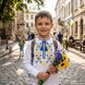 Вишиванка на хлопчика 134-140 р Герб лакоста біла 020266 фото 1