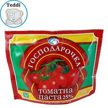 Томатна паста стік 25% 70гр. Господарочка 2636800434 фото