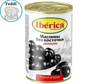 Маслини econom без кісточки 280 г ж/б, Iberica 2675100606 фото