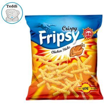 Чіпси Фріпси "Fripsy" зі смаком смаженої курки 50г. 000015 фото